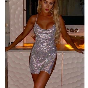 Crystal Luxe Mini Dress